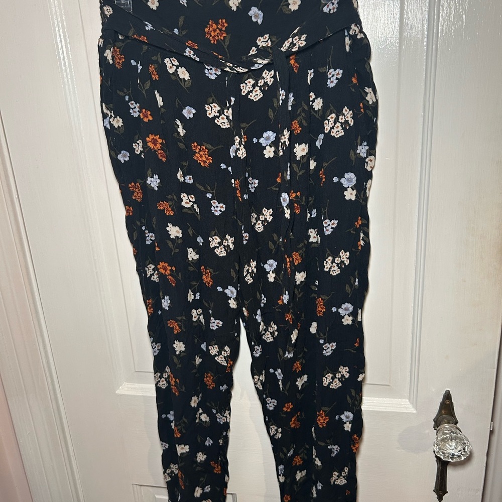 Floral Print Pants